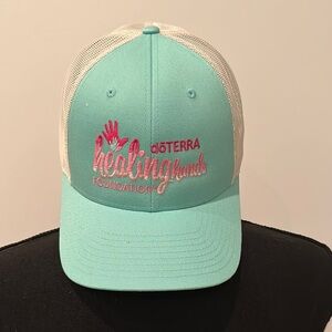 doTERRA Healing Hands Aqua and White Hat